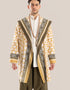 Hooded jacket with long sleeves